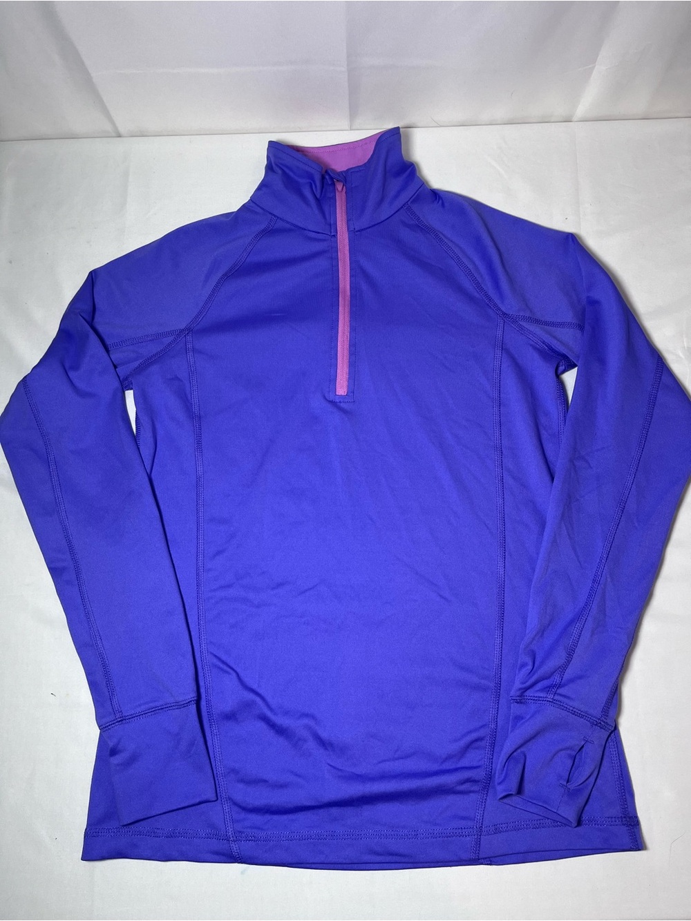 tek gear Purple and Pink Performance Quarter-Zip Top